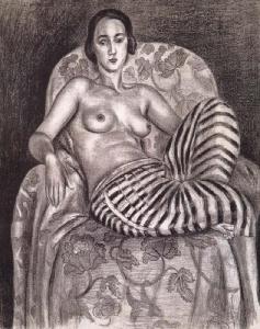 Odalisque in Striped Trousers by Henri Matisse